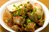 牛すじ豆腐煮