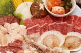 厳選したお肉・海鮮（吹田岸部店のみ）